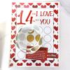 1 Set Rubbelkarten Liebe über 14 Dinge, die ich Dir zum Valentinstag Rubbelkarte Romantisch