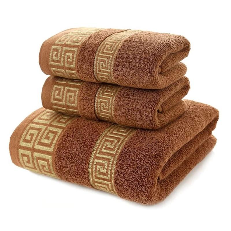 Face Bath Towels Bathroom Soft Feel Highly Absorbent Shower Hotel Towel Multi-Color