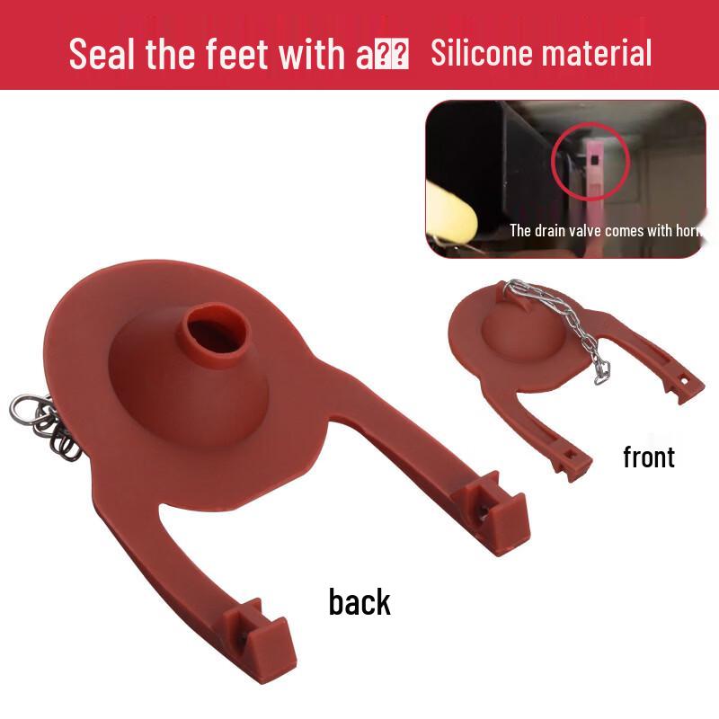 Красная силиконовая прокладка сливного клапана бачка унитаза (2-Pack)