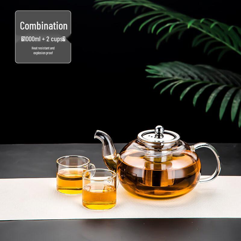 ZISIZ Heat-Resistant Glass Teapot