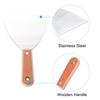 PATIKIL 12.5cm Scraper, Putty Knife, Petty Knife, Stainless Steel Blade, Wooden Handle, for Wall Paint Repair and Wallpaper Removal
