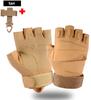 Half Full Finger Gloves Airsoft Paintball Hunting Shooting Durable Gloves for Hiking Climbing Fishing Anti-Slip Glove