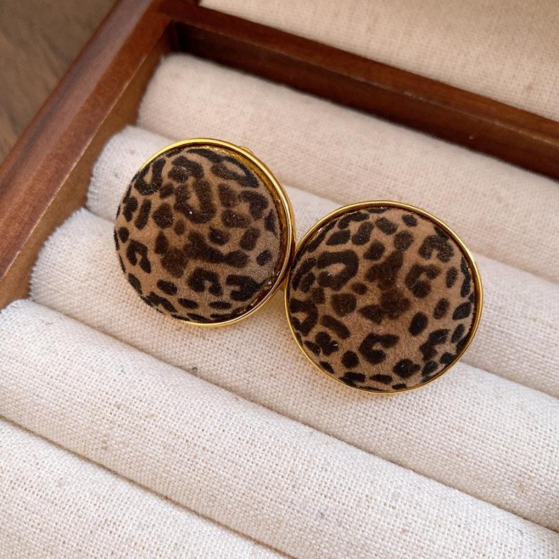 Silver Needle Flocked Round Square Stud Earrings: Elegant and Versatile High-End Jewelry