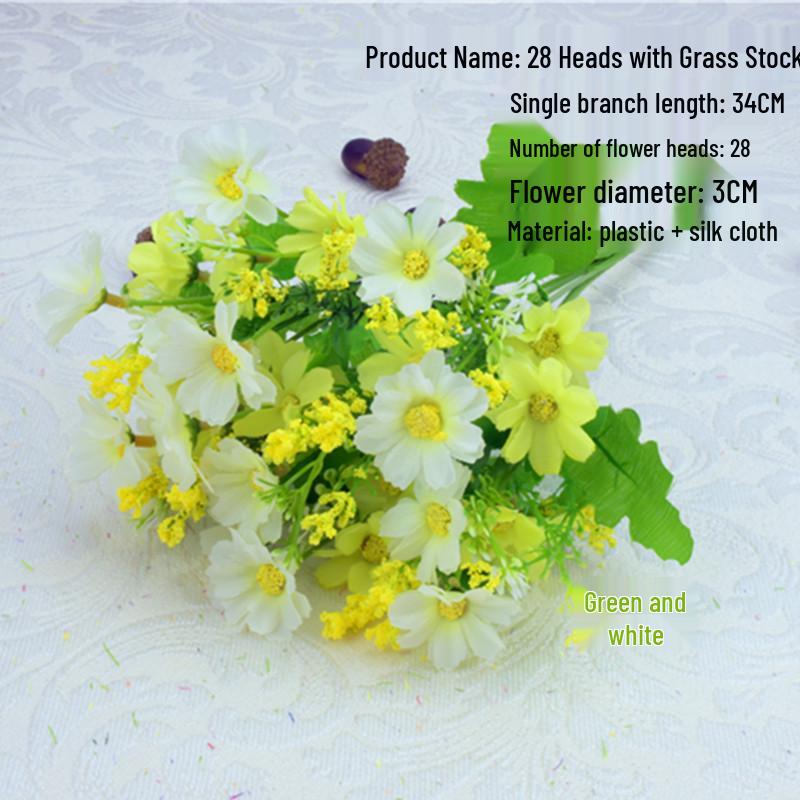 Fiori di Gigli Artificiali in Seta a Stelo Singolo per Decorazione Soggiorno o Tavola da Pranzo