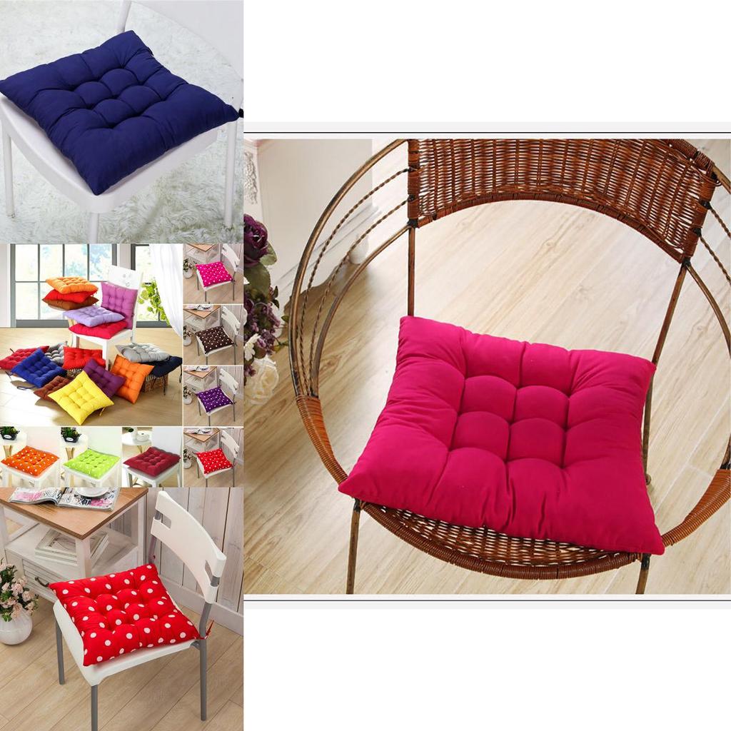 Luxurious 40*40cm Dining Garden Patio Home Kitchen Office Chair Seat Pad Cushion