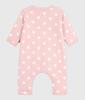 Petit Bateau Jumpsuit Light 12 74cm A0EKO, Pink/Off-White, Months,