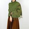 Spring and Autumn Jacquard Polyester Shawl Decorative Long Scarf Women's Large Size Scarf Two Tassel Headscarf