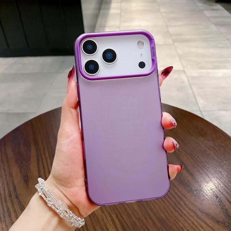 Matte Frosted AG Glass Phone Case for iPhone 16 Pro Max, Shockproof Anti-Fingerprint Slim Cover