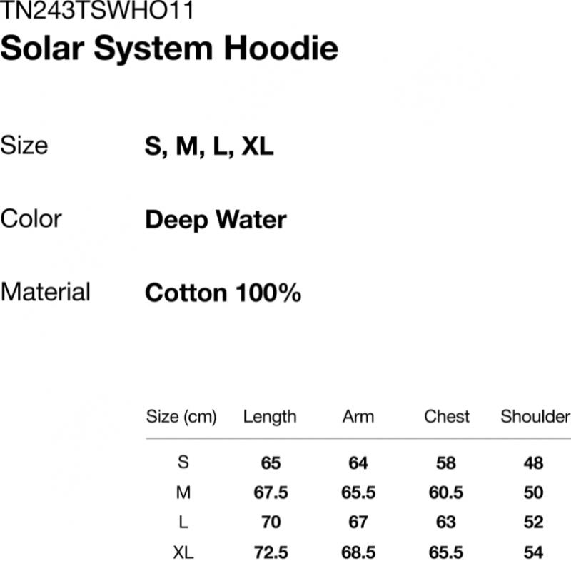 Ce Sweat à Capuche Système Solaire Profond