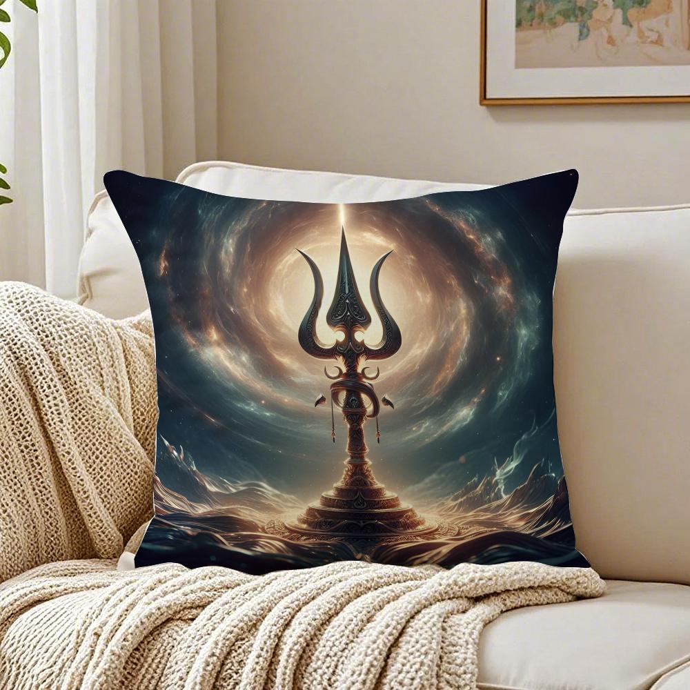 SShiva Classical Design Print Cushion Cover Pillowcase Antidustmite living Room Sofa Decor Cushion Room