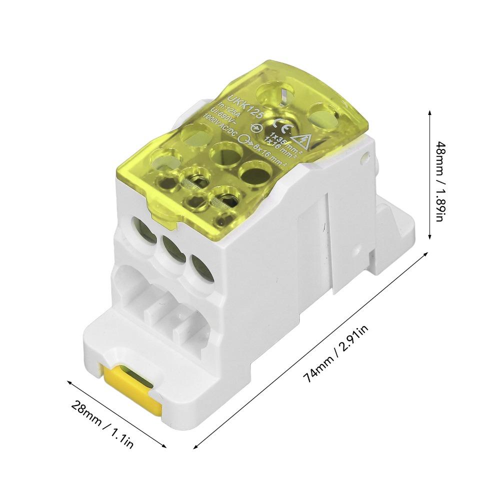 Universal DIN Rail Distribution Box 125A Power Distribution Box  Various Power Distribution