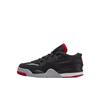 Air 4 RM PS Bred Kids Sneakers Black Wolf-Grey White FQ7936-061