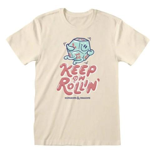 Dungeons & Dragons Unisex Adult Keep On Rolling T-Shirt