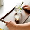 Wooden Food Serving Trays Rectangular Shape Wooden Trays for Crafts Kitchen Food Dish for Snacks Mini Bars Chocolate