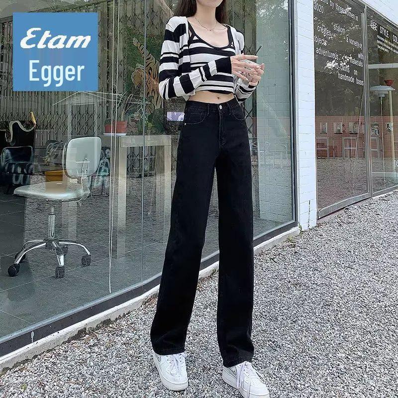 

Ретро Джинсы Клеш с Низкой Посадкой Стрейч - Узкие, Стройнящие, Прямые Брюки на Любой Сезон 2XL [Recommended 125-140 lbs]