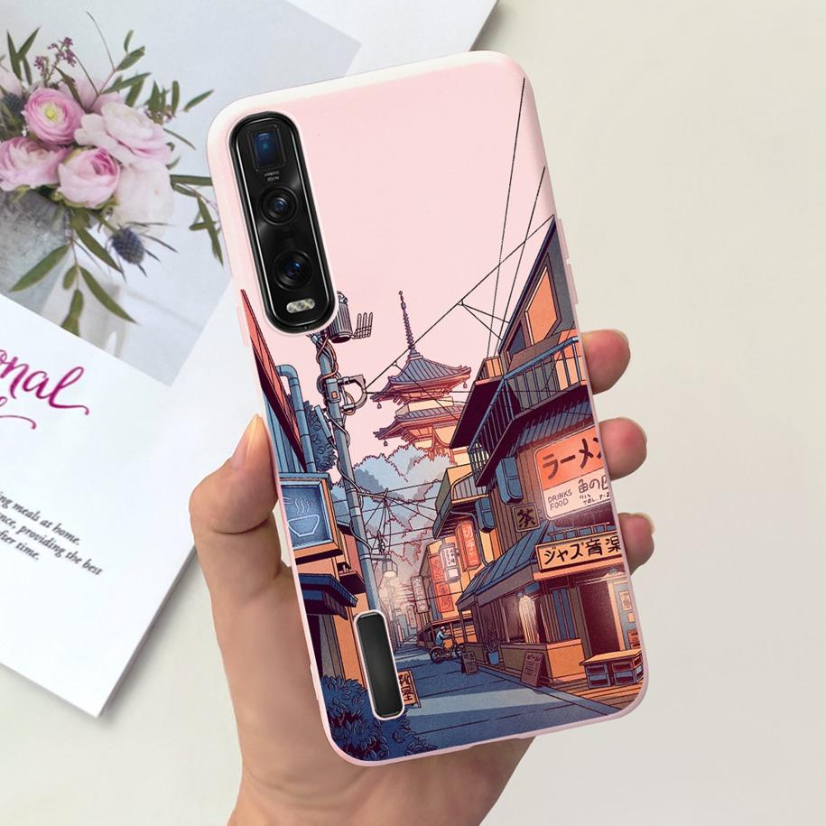 

For OPPO Find X2 Pro Case Find X2 X 2 Pro CPH2025 Fashion Flower Silicone Cover Phone Cases For OPPO Find X2 Lite Neo X2Neo Capa OPPO Find X2 Pro