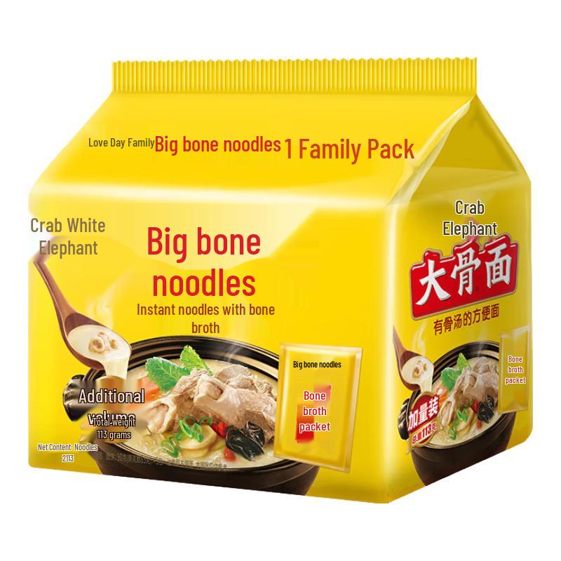 Baixiang Classic Series Big Bone Instant Noodles 5-Pack