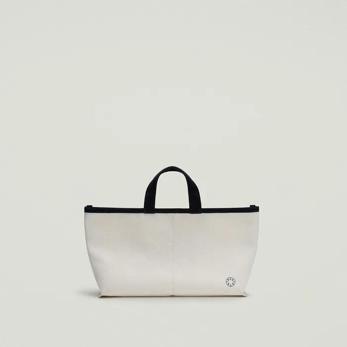 ZOEET STANDARD TOTE CANVAS BAG (ECRU)
