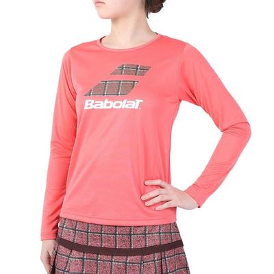 Babolat Tennis Wear PURE LONG SLEEVE SHIRT BWP3577 2023FW for Release In Late Available Women's (Scheduled September) Pre-order