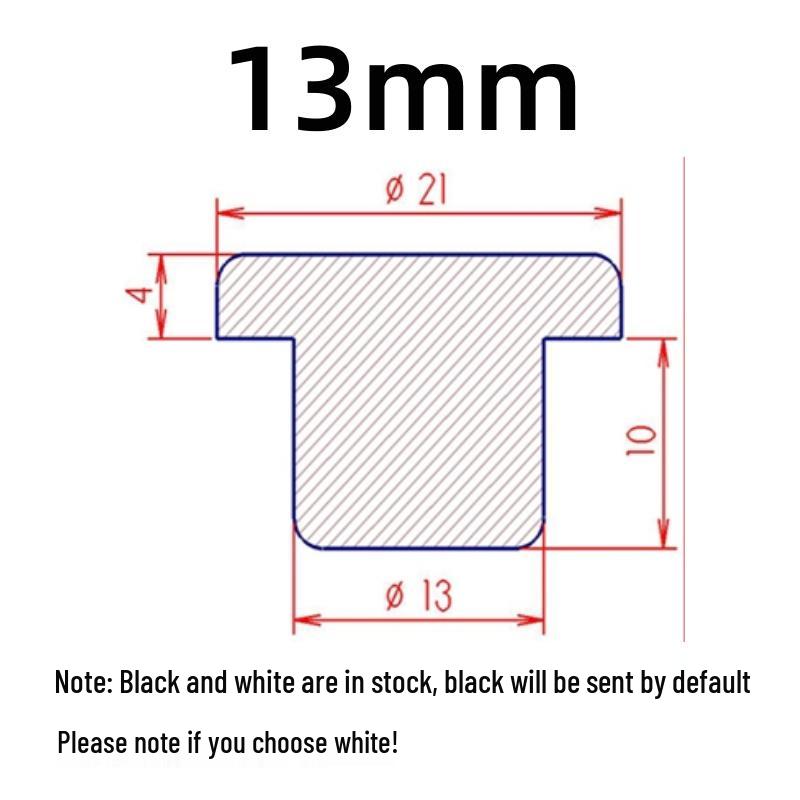 T-Shaped High Temp Silicone Stopper for Sandblasting, Electroplating, Baking, Anodizing, and More