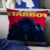 Music Star T-The Weeknd Cushion Cover Car Throw Pillow Case For Sofa Car Christmas Gift 40x40cm 45x45cm