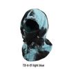 Winter Tie-Dye Fleece Neck Warmer & Cycling Mask for Mountaineering and Skiing