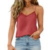 2026 Sommer Locker Lässig Träger Tanktop Patchwork Unifarben Damenweste Lässig Mode Elegant Einfach V-Ausschnitt Bluse Süß Basic Hemden