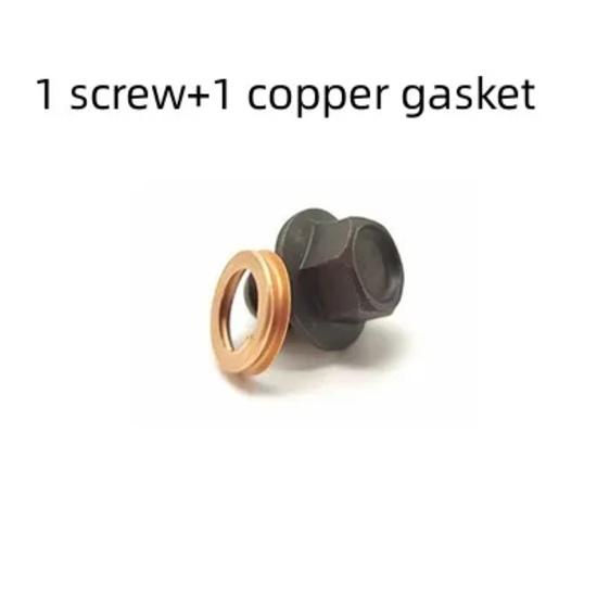 For NISSAN QASHQAI X-TRAIL LIVINA ALTIMA SUNNY TIIDA MARCH MURANO Engine Oil Pan Oil Drain Screw and Pad Copper Gasket