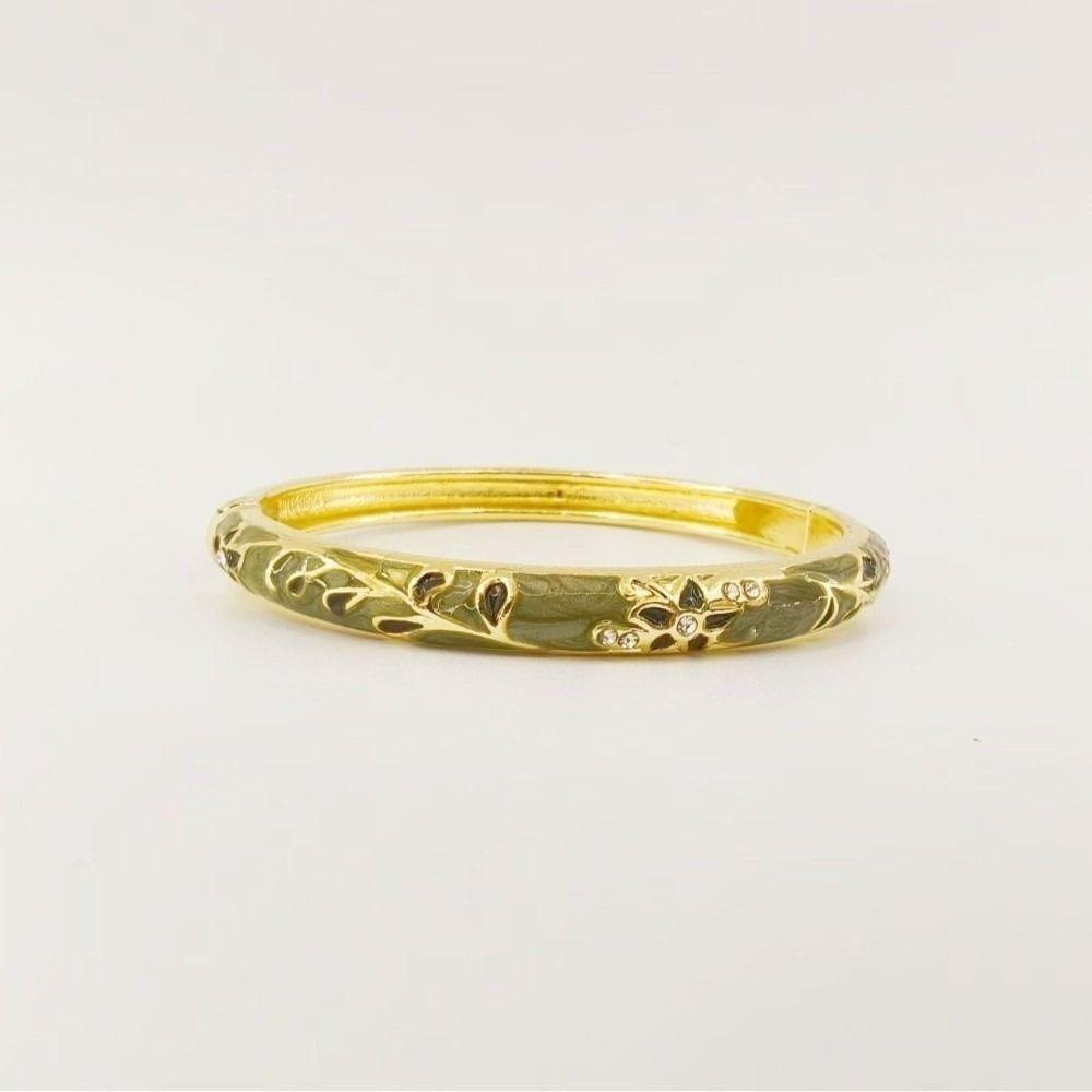

Traditional Vintage Cloisonne Bangle Enamel Women s Hand Bracelet Flower Bangle Jewelry Gifts Style 11