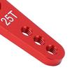 3pcs RC Aluminum 25T Servo Horns Metal Steering Arm for 1Celsius8 1Celsius10 RC Car Upgrade Parts
