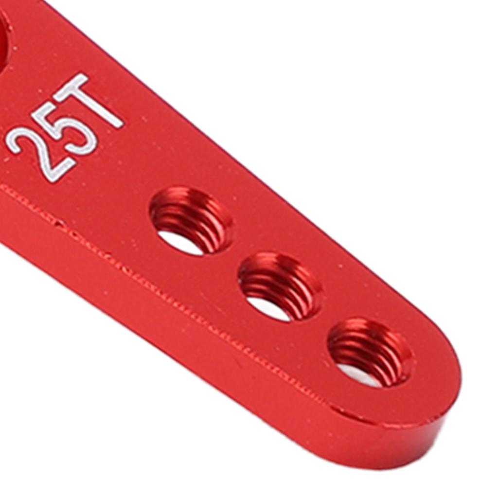 3pcs RC Aluminum 25T Servo Horns Metal Steering Arm for 1Celsius8 1Celsius10 RC Car Upgrade Parts