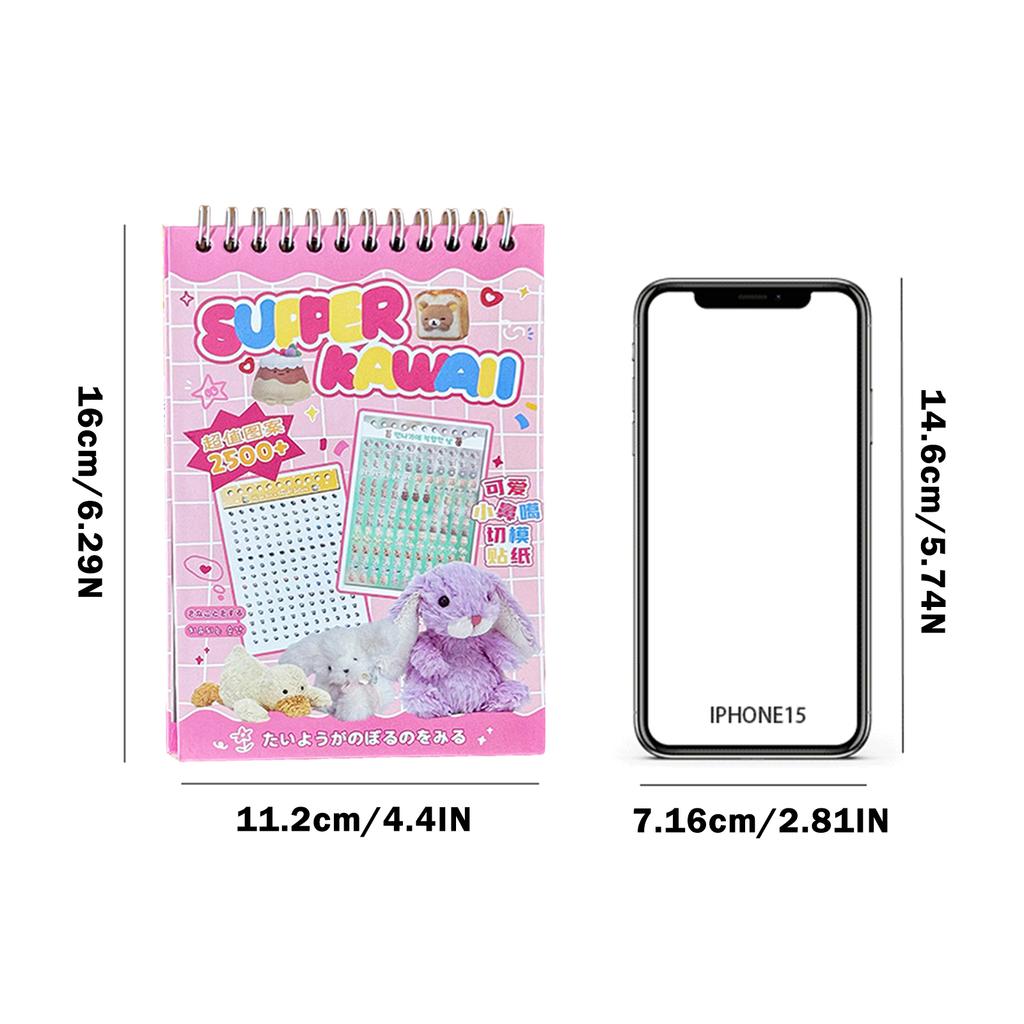 Cute Dessert DIY Stickers Vivid Colors Trendy Korean Chic Style for Art Craft Journaling Supplies