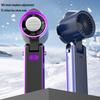 Foldable Portable Neck Hanging Fan with Digital Display and High-Speed Cooling Ice Pack