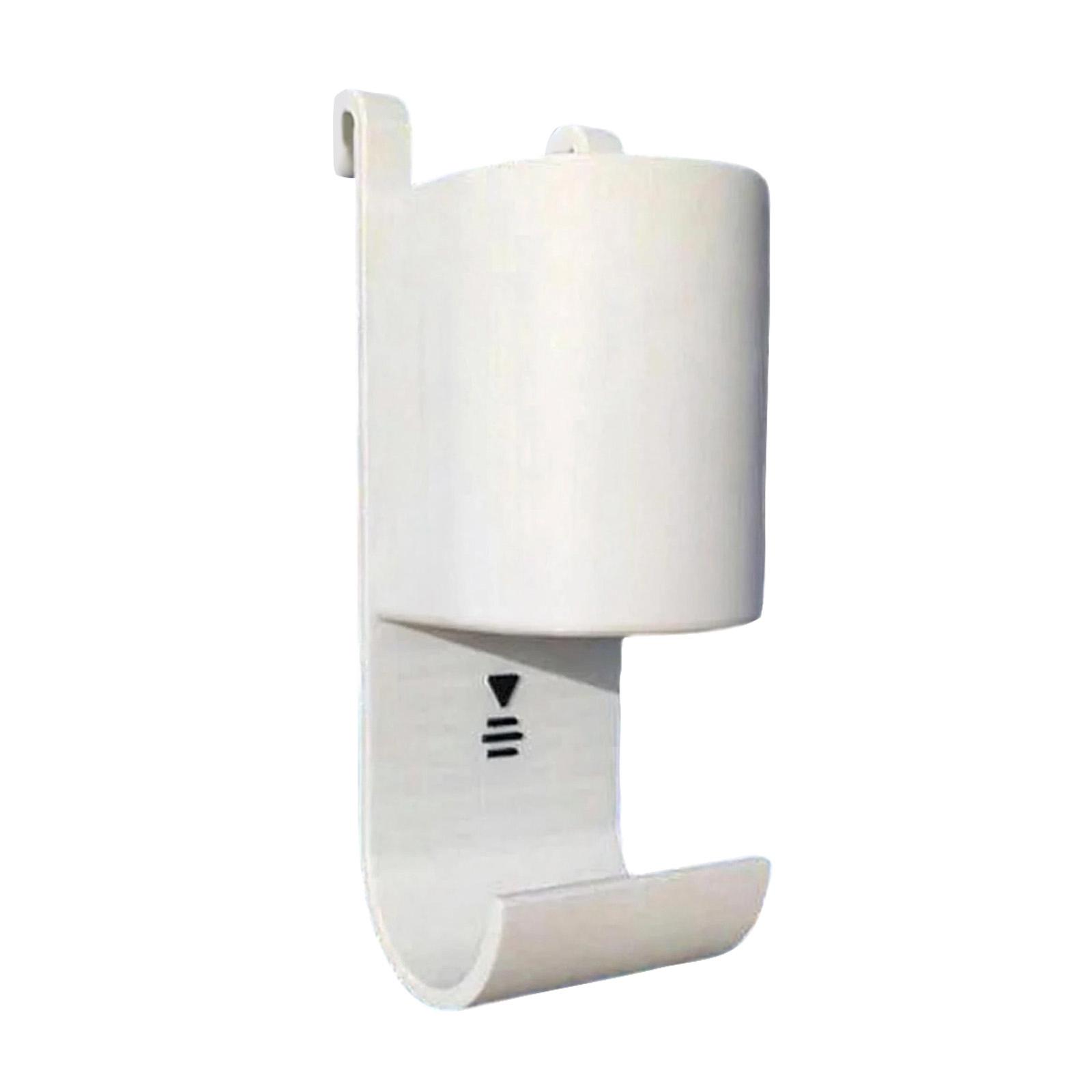 

Настінний тримач для пляшки з водою для піклболу, тенісу та кортів, універсальний тримач для спортивних напоїв без свердління, зовнішній тримач для чашки з гачком для маленьких One Size білий