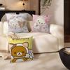 Japan Anime Cute Cartoon R-Rilakkuma Cushion Cover Inches Farmhouse Decor Home Throw Pillow Covers For Couch Decorations