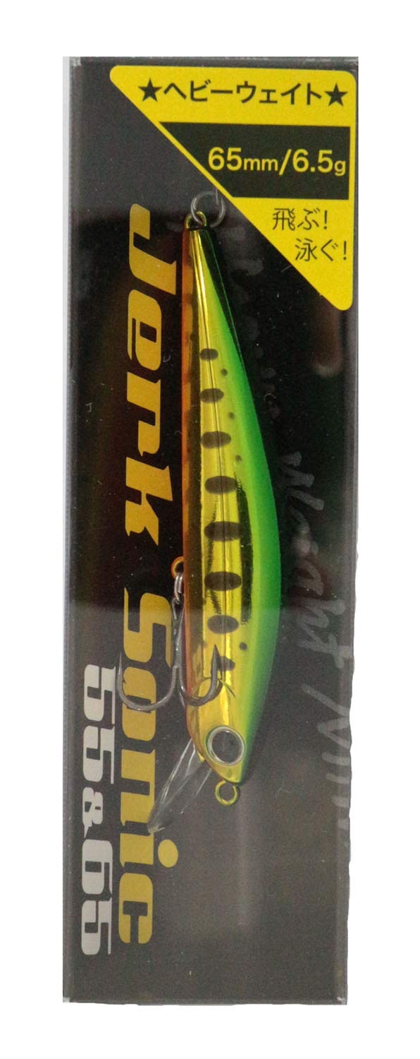 

Water Land Jerk Sonic 65 Yamame Lure Green/Gold