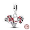 100% Copper Metal Motorcycle Bead Components Bicycle Charm Bead Components Compatible With Authentic Original Bracelet High Quality Fine Jewelry Do