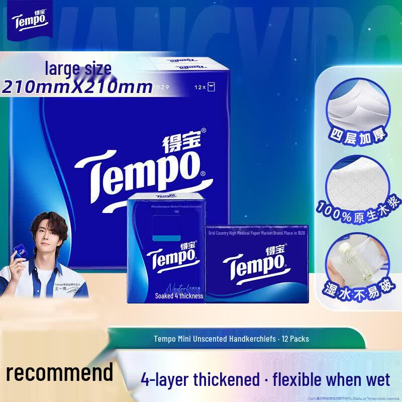 Tempo Mini Tissues & Laundry Detergent Bundle