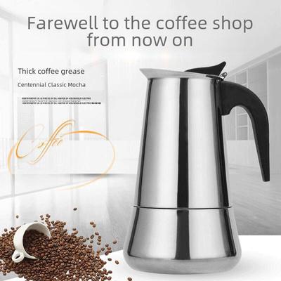 Taşınabilir Elektrikli Paslanmaz Çelik Mocha Pot Avrupa Kahve Fincanı ile