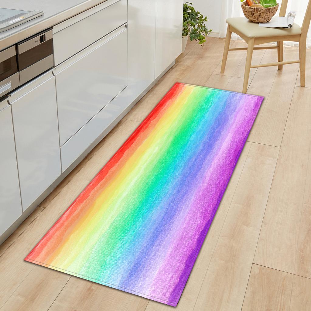 Kitchen Strip Gradual Change Floor Mat Doormat Carpet Floor Mat