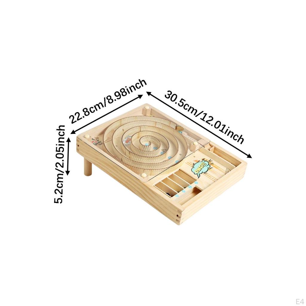Wooden Pinball Game Early Development Fine Motor Skills Tabletop Toy Style A