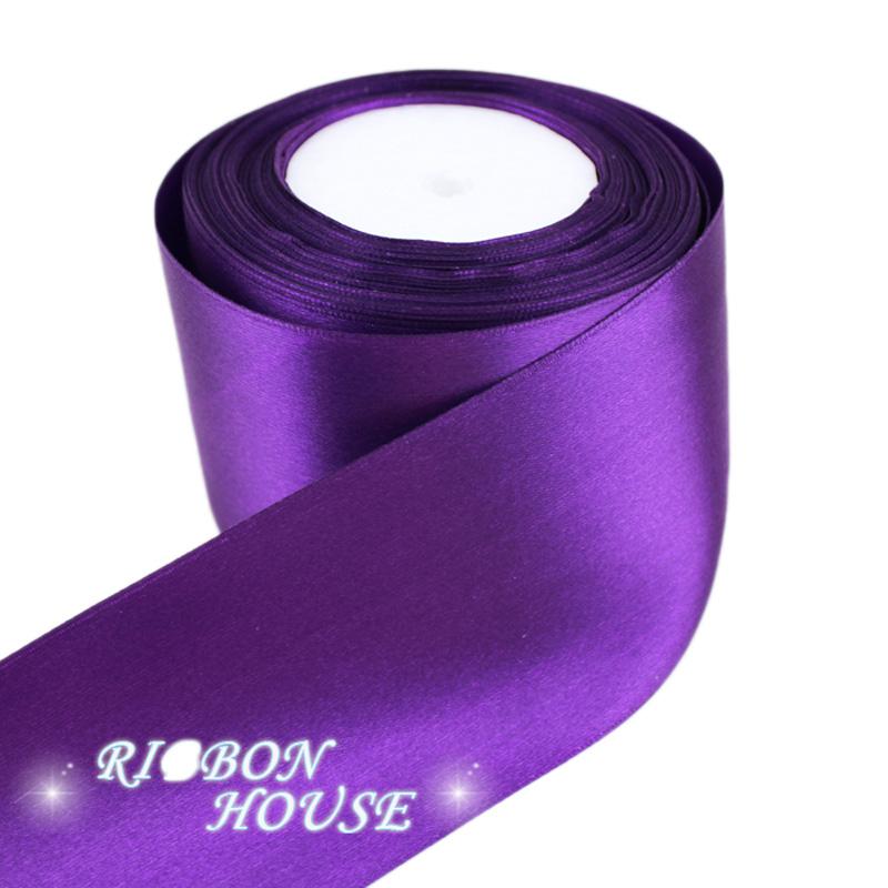 (25 yarda/rulo) 3" (75mm) Tek Yüz Saten Kurdele Şerit Dekorasyon Hediye Noel Kurdeleleri