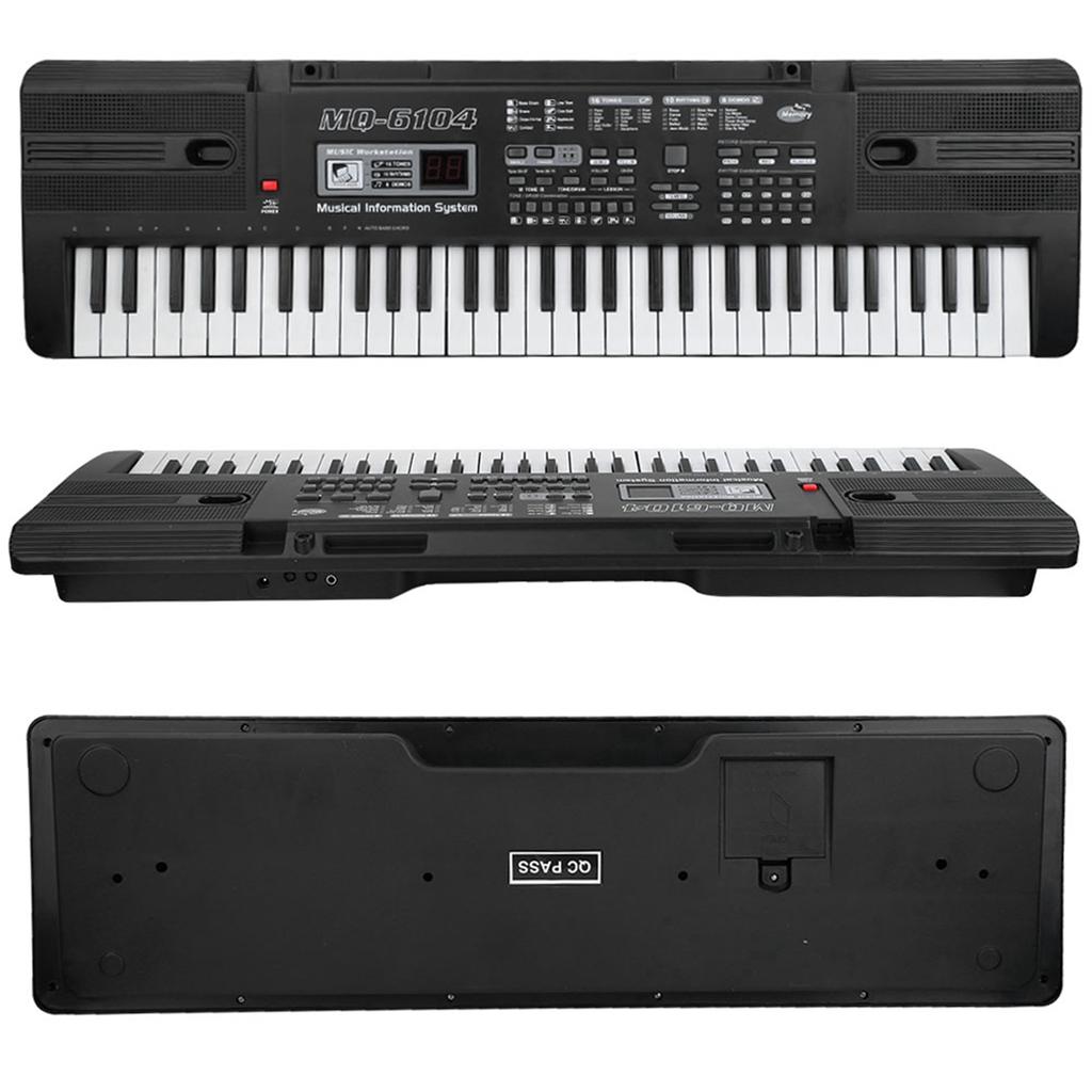 61 Keys Digital Music Electronic Organ Portable Keyboard with Microphone for Children