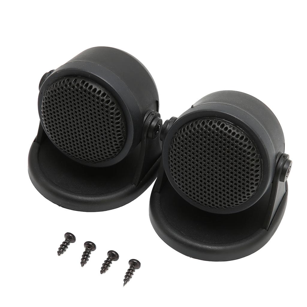 2pcs Dome Tweeter Car o Speaker Black 20W Loudspeaker Universal for Automobile
