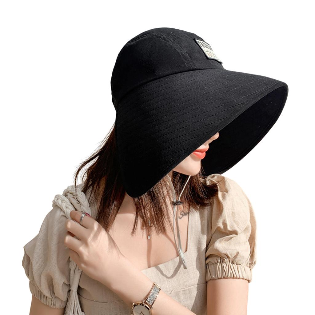 Women's Large Brim Beach Sun Hat Summer Outdoor UV Protection Sun Hat for Fishing Camping Traveling