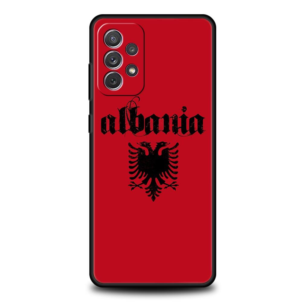 Albanien Albaner Flagge Handyhülle Für Samsung Galaxy A13 A51 A71 A41 A31 A21S A11 A03S A12 A32 A52 A22 A23 A33 A53 A73 5G Hülle