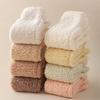 Winter Five Toe Plush Socks Thickened Warm Floor Socks Women Five Toe Fleece Socks  Autumn