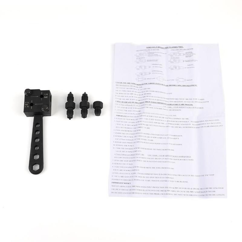 Professionelles Bremsenbördelwerkzeug-Set Starkes Metall Universelles Kfz-Bremsleitungsbördelset Auto Bremsenwartung