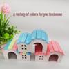 Colored Wooden Hamster House and Toys