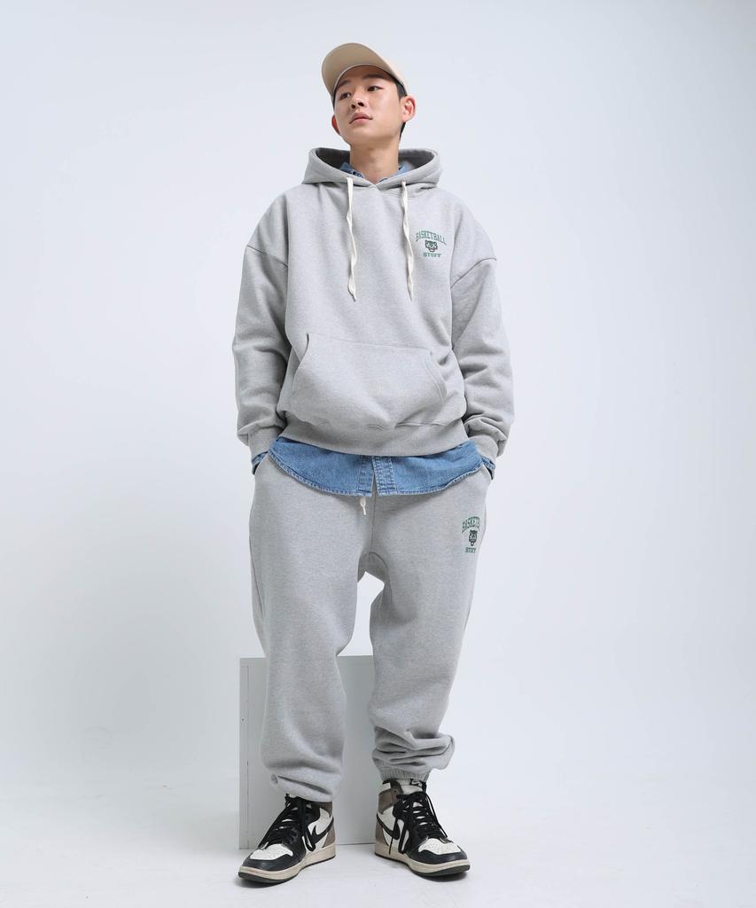 STUFF Tiger Loose Fit Jogger Training Pants Grey